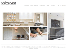 Tablet Screenshot of dekeyzer.be