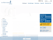 Tablet Screenshot of dekeyzer.nl